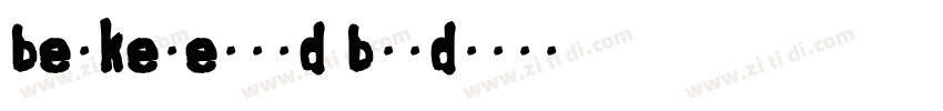 berkeleystd bold字体转换